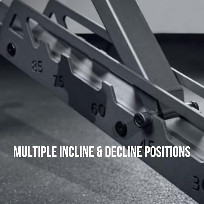 Rep Nighthawk Adjustable Weight Bench | Home Gym Incline Decline Flat Workout Bench | Heavy Duty Fitness and Strength Training Equipment | Foldable Space Saving Design
