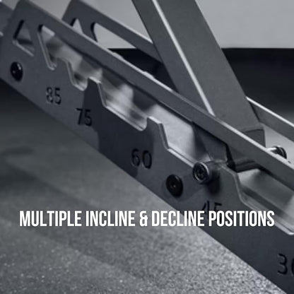Rep Nighthawk Adjustable Weight Bench | Home Gym Incline Decline Flat Workout Bench | Heavy Duty Fitness and Strength Training Equipment | Foldable Space Saving Design