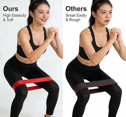 Resistance Band Fitness Set, Multi-Functional Home Workout Bands, Exercise Equipment for Strength Training, Yoga & Pilates, Unisex