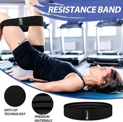 Barbell Pad Set for Squats, Lunges and Hip Thrusts, Neck & Shoulder Protective Pad, Standard Olympic Bars with 2 Gym Ankle Straps, Hip Resistance Band, Barbell Pad, Carry Bag