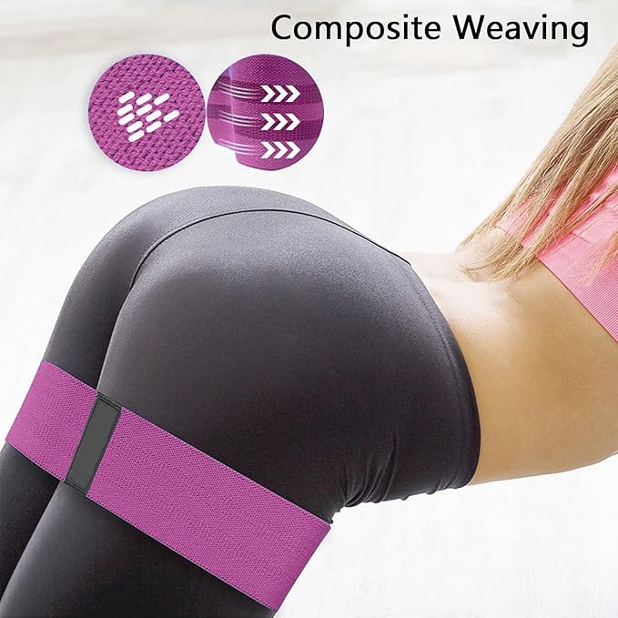 TOPROAD Barbell Pad Set, Bar Neck Pad for Squats Hip Thrusts, Foam Weightlifting Cushion with 3 Hip Resistance Bands, 2 Gym Ankle Straps, 2 Lifting Straps, 2 Barbell Clips and Carry Bag