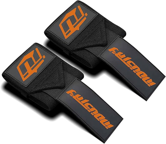 Industry Wrist Wraps - No Thumb Loop Lifting Straps - Wrist Straps For Men & Women. Gym, Crossfit, Power Lifting, Body Building, Weightlifting, Deadlift