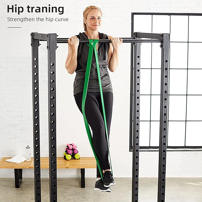 Pull Up Resistance Bands Set of 4 for Men and Women, Assistance Band for Exercise for Resistance Training Powerlifting, Gyms, Mobility Home Fitness, with Carrying Bag(4pcs)