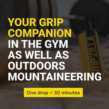 GRIPZILLA Liquid Chalk Kit Gym Chalk for Weight Lifting, Rock Climbing, Pole Grip, Bouldering, Powerlifting, Ball, Gymnastics, Sports, and Workout- Cheer Chalk - Package May Vary