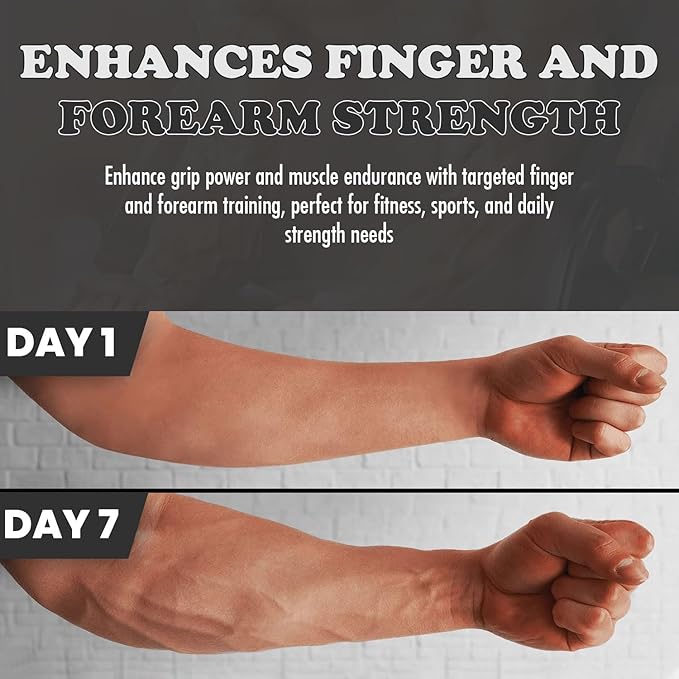 Adjustable Grip Strength Trainer Hand Gripper for Grip Strength, Forearm & Wrist Strengthener, Hand Exerciser for Strength Training & Therapy 11-220Lbs(5-100KG) | Gray