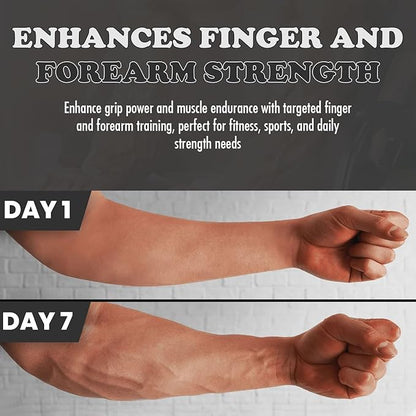 Adjustable Grip Strength Trainer Hand Gripper for Grip Strength, Forearm & Wrist Strengthener, Hand Exerciser for Strength Training & Therapy 11-220Lbs(5-100KG) | Gray