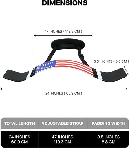 DMoose Fitness Arm Blaster for Biceps and Triceps - Heavy Duty Aluminum, Soft Neck Padding & Adjustable Straps - Bicep Curl Support for Isolation & Strength Training - Biceps Workout Equipment for Men