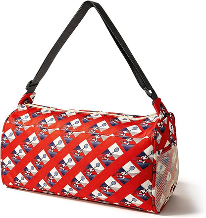 C&F BOGMOST Small Gym Bag for Women & Men,Small Lightweight Duffel Bag Carry On Bags Mini Duffel Travel Bag Waterproof Sports Bags for Workout/Sport/Trave,Sports Racket