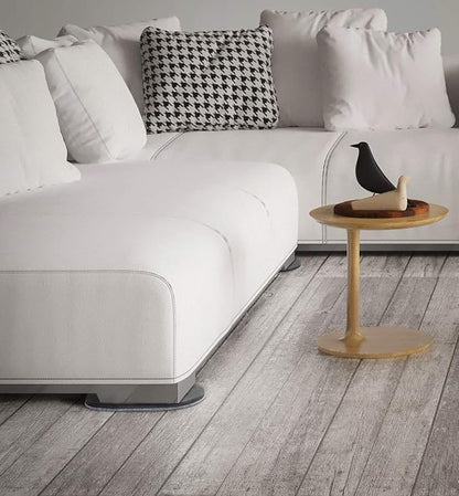 Super Sliders 5-3/4" x 9-1/2" XL Oval Reusable Felt Furniture Sliders for Hard Surfaces, Anti-Slip Protective Furniture Moving Pads for Beds, Sofas, Dressers, Set of 8, Brown