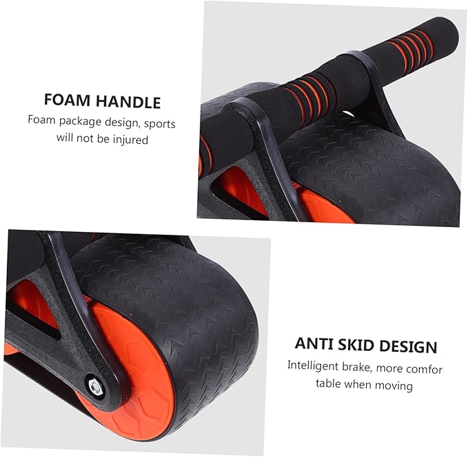POPETPOP 1Pc Abdominal Wheel Portable Ab Roller for Beginners Core Strength Training Equipment for Home Gym Promotes Fat Burning Movement Stable