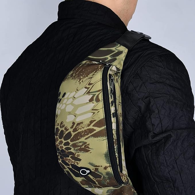Fanny Pack for Men Women, Waterproof Sports Waist Bag Pack, Belt Bag for Travel Hiking Running