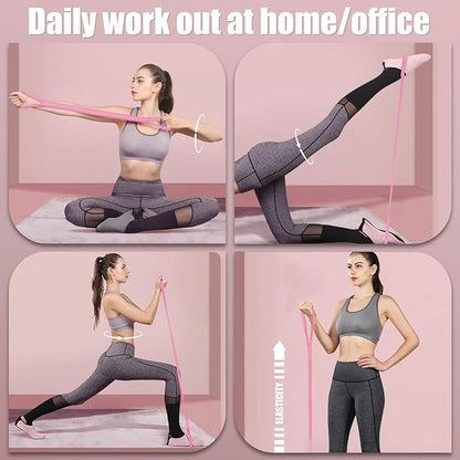 Figure 8 Resistance Band, Elastic Band, Stretch Bands, for Arm,Shoulder, Back,Leg Stretching, Upper Body Workout Equipment, Portable Home Office Elastic Ropes for Yoga, Pilates