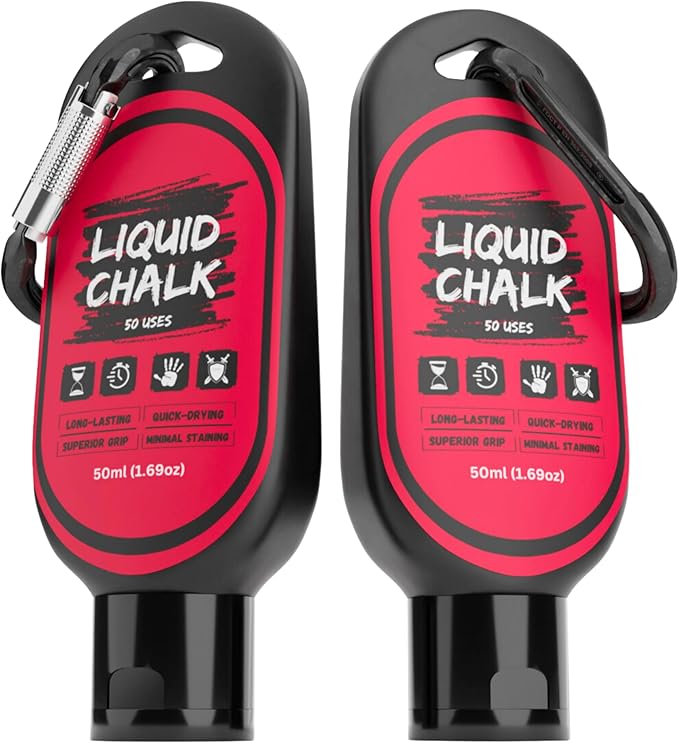 PowerGrip Liquid Chalk – Sweat-Proof, No-Mess Grip Enhancer for Weightlifting, Rock Climbing & Gymnastics