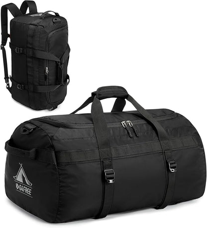 G4Free Gym Bag for Women Men 45L Duffle Backpack with Shoe Compartment Water Resistant Travel Weekender Bag
