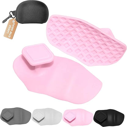Silicone Gym Grips for Weight Lifting,Workout Gloves for Women Men Alternative,Anti Slip Gym Workout Grip,Rubber Gym Hand Grips-Weightlifting Grips Pad for Barbell,Pull Up,Ryptfit,Training