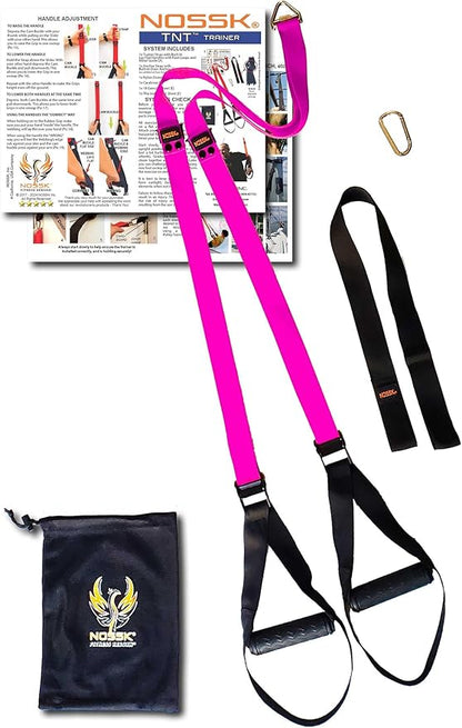 TNT Pro Suspension Fitness Trainer (Pink) - Proud to be a USA Company
