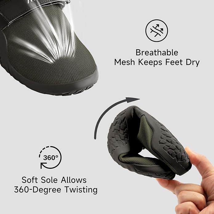 MANUEKLEAR Deadlift Shoes - Weight Lifting Shoes for Men Women - Weightlifting Squat Shoes Fitness Cross-Trainer Barefoot Gym Training Sneakers