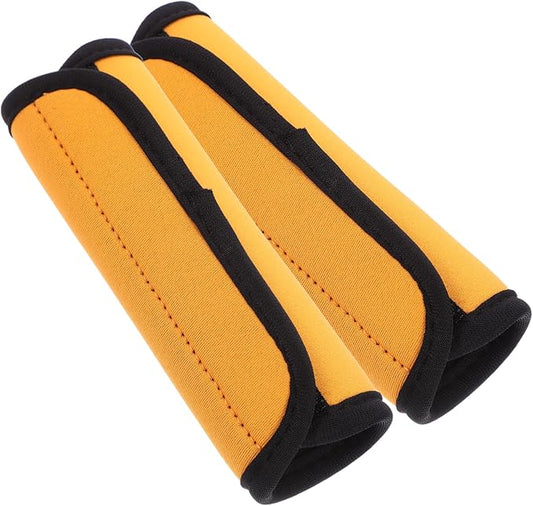 Toyvian 2pcs Grip Pads Gym Barbell Pad Wrist Straps Deadlift Barbell Cushion Hip Thrust Mat