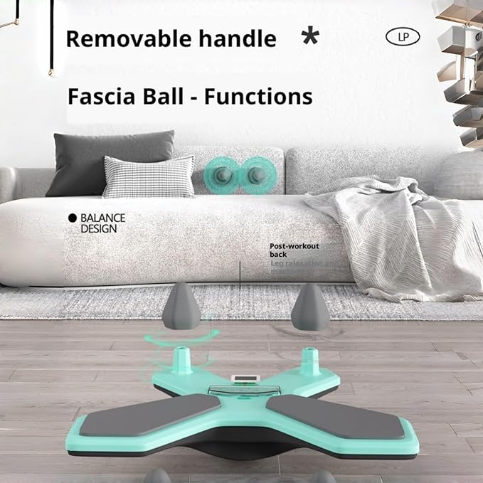 Balance Board with Maze Game Core Trainer with Pleasure 360° Tilt & Twist Plank Board with Multi-Functional Handles Phone Holder Plus Elbow Pad