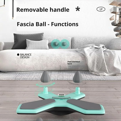 Balance Board with Maze Game Core Trainer with Pleasure 360° Tilt & Twist Plank Board with Multi-Functional Handles Phone Holder Plus Elbow Pad