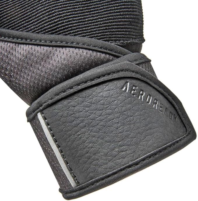 Adidas Wrist Wrap Training & Weightlifting Gloves, Fingerless Workout Gloves