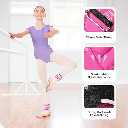 Sportneer Ankle Weights 0.5/1/2/3/5 LBS 1 Pair Wrist Leg Arm Weights for Women Men Kids Child with Adjustable Straps, Strength Weighted for Jogging Running Walking Fitness Gym Workout