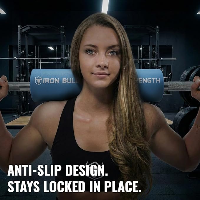 Advanced Squat Pad - Barbell Pad for Hip Thrusts, Squats & Lunges - Neck & Shoulder Squat Bar Pad Cushion Support Foam for Extra Comfort