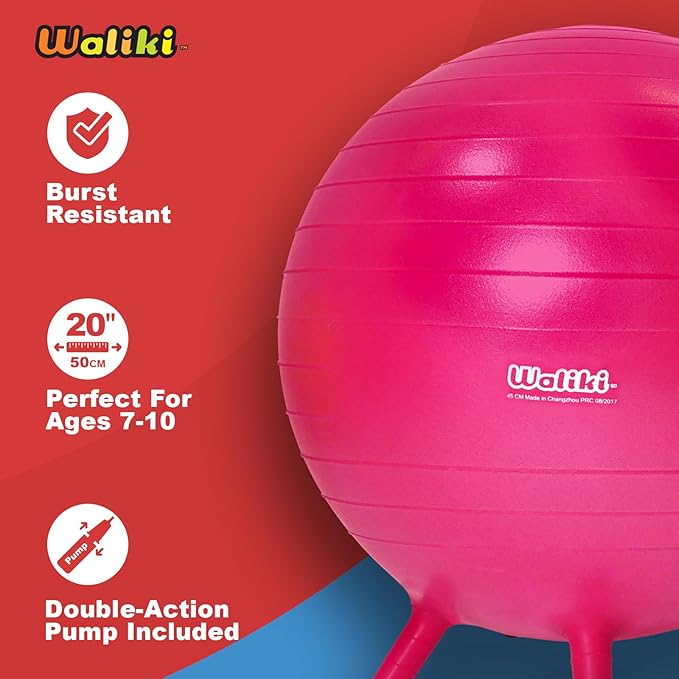 WALIKI Classroom Chair Ball with Feet for Kids