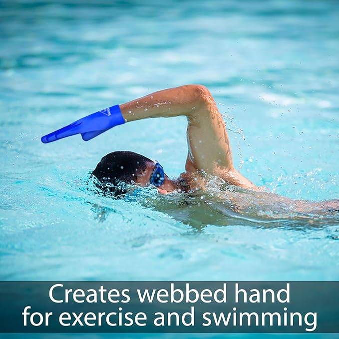 Water Gear Silicone Force Gloves - Aqua Fitness Gloves - Great for Workouts and Diving - Designed with Enhanced Grip