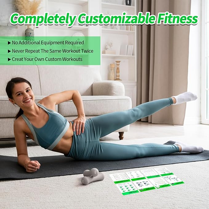 Gym Equipment Workout Cards, 62 Exercises Cards Deck Large Size 5" x 3.5" Fitness Cards for Women & Men, Beginner Fitness Guide to Training Exercises at Home or Gym