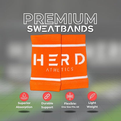 Cotton Wrist Sweatbands – Absorbent, Stretchable Bands for Men & Women – Sweat-Wicking, Anti-Chafing Support for Weightlifting, Cross Training, WODs, Tennis, Running & Fitness