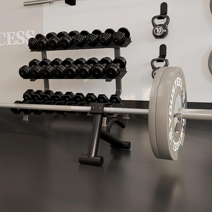Deadlift Jack Barbell Stand Upload 600lbs Deadlift Barbell Jack Bar Non-Slip Rubber Handle Suitable for Loading Unloading Weight Plates for Deadlift Exercise Weight Training