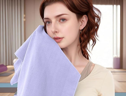 Wuwahlod Microfiber Quick-Dry Gym Towel – Ultra Absorbent, Odor-Free, Lightweight & Compact for Sports, Travel, and Fitness（16x32 inches）