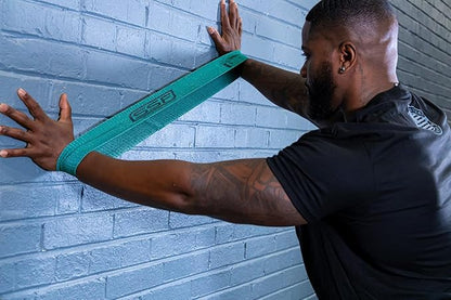 Serious Steel Fitness Fabric Mini Loop Non-Slip Resistance Band Set | Warm-Up, Physical Therapy, Glute Training, Speed and Agility Exercise Bands