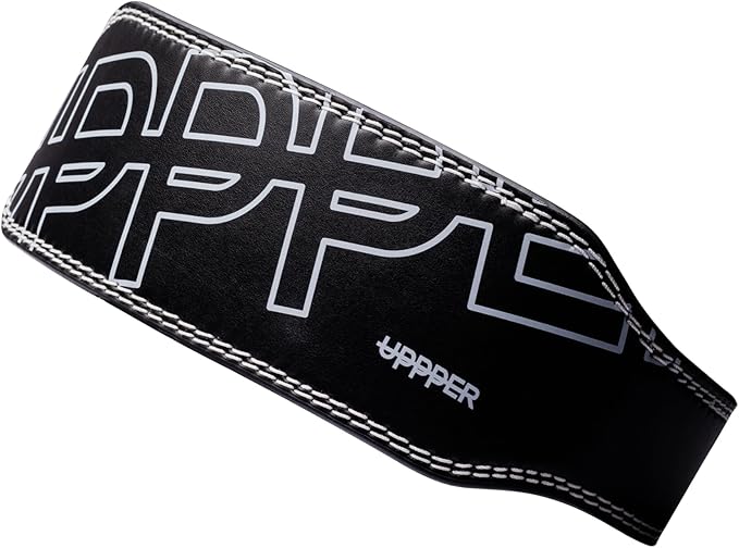 UPPPER Weight Lifting Belt - Double Prong 4” to 2.5” Tapered Premium Lifting Belt for Men and Women - Ultimate Back Support For Weightlifting and Powerlifting | Premium Fitness Gear