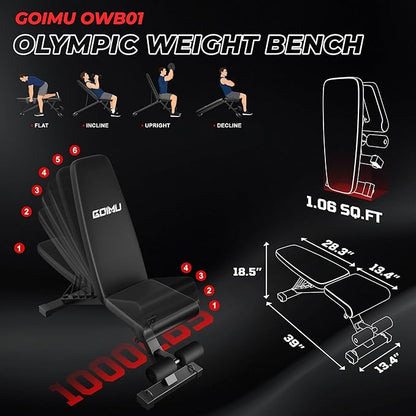 DP01 Power Cage, 2000LBS Squat Rack with with Cable Crossover and Dual Independent Pulley System, Full Cage for Full Body Training, Power Rack with More Training Attachments for Home Gym