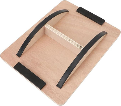 Rocker Board for Standing Desk Physical Anti Slip Ankle Stretching Core Training Wooden Balancing Board Fitness Balance Board, Genericy4vr8ubzg2