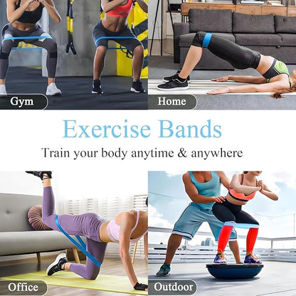 1 | 5 Pack Resistance Bands for Working Out, Workout Equipment, Exercise Bands for Home Gym & Stretching, Pilates Equipment, Fitness Equipment