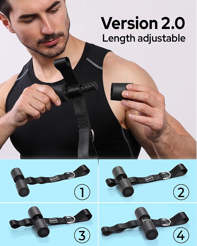 Sozzy Door Anchor for Resistance Bands, Extra Large, Heavy Duty with Solid Nylon Core, Great for Closed Loop Bands, Physical Therapy, Home Workout Equipment