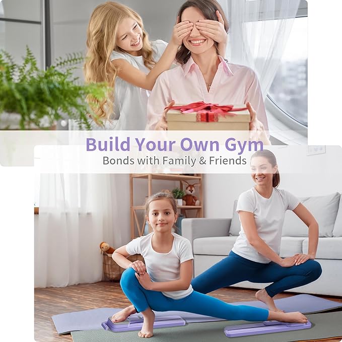 Pilates Reformer Board(No Hand Grips) - Pilates Equipment Pilates Reformer Pilates Kit for Home Workouts with Resistance Bands, Core/Glute/Leg Toner, Dual-Use Design + LED Timer & Calorie Counter