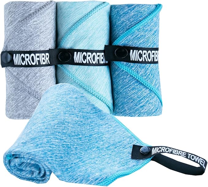 Microfiber Towels Quick Dry Gym Fast Drying Towels for Beach Camping Yoga Travel Sports Towels 3 Pack