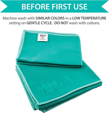 Suede Microfiber Gym Sport Towel, 2 Pack