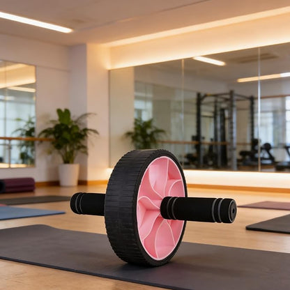 Ab Roller Abdominal Wheel for Men Women Lightweight Core Fitness Equipment Home Workout Tool 9.84X6.81X1.69 Inches Build Abs Burn Calories Strength Training