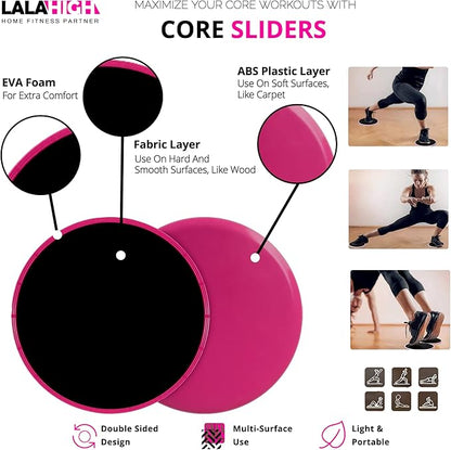 LALAHIGH Push Up Board,36 in 1 Home Gym Equipment with Ab Roller Wheel & Resistance Bands, Portable Foldable Workout Board for Full Body Strength Training Men Women,Gift for Boyfriend