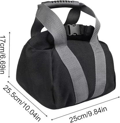 Kettlebell Sandbag - 25.5x25x17cm Training Kettlebell, 0-35 Lbs Adjustable Weight Exercise Sandbag With Handle | Workout Sandbagss For Fitness Strength Weightlifting Yoga Home Gym