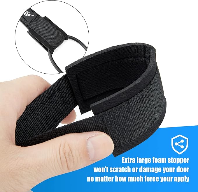 HPYGN Door Anchor for Resistance Bands, Home-Gym Workout Exercise Attachment for Yoga Strap, Physical Therapy and Closed Loop Bands, Heavy Duty System