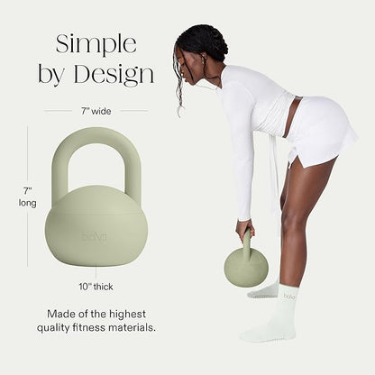 Bala Kettleball, Soft Kettlebell for Women - Kettlebells Strength & Core Training Equipment for Home Gym Workouts - Anti-Slip Grip Exercise Weights with Cushioned Impact-Resistant Base