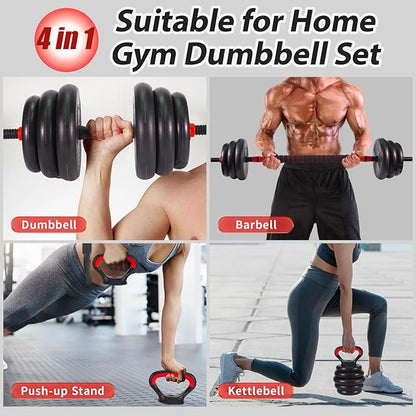 Adjustable Dumbbell Set 20/30/70/90LBS Weight Set for Home Gym Full Body Workout with Multiple Fitness Combinations