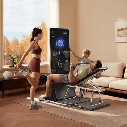 AEKE Smart Home Gym System- Fitness Mirror K1: AI-Powered All-in-One Fitness Machine for Full-Body Strength Training and Personalized Workouts