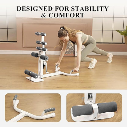 PAETA Squat Machine, Deep Squat Machine for Women, Glutes Workout Equipment with Adjustable Resistance Bands, Leg, Core & Ab Exercise Machine, Squat Assist Trainer for Home Gym